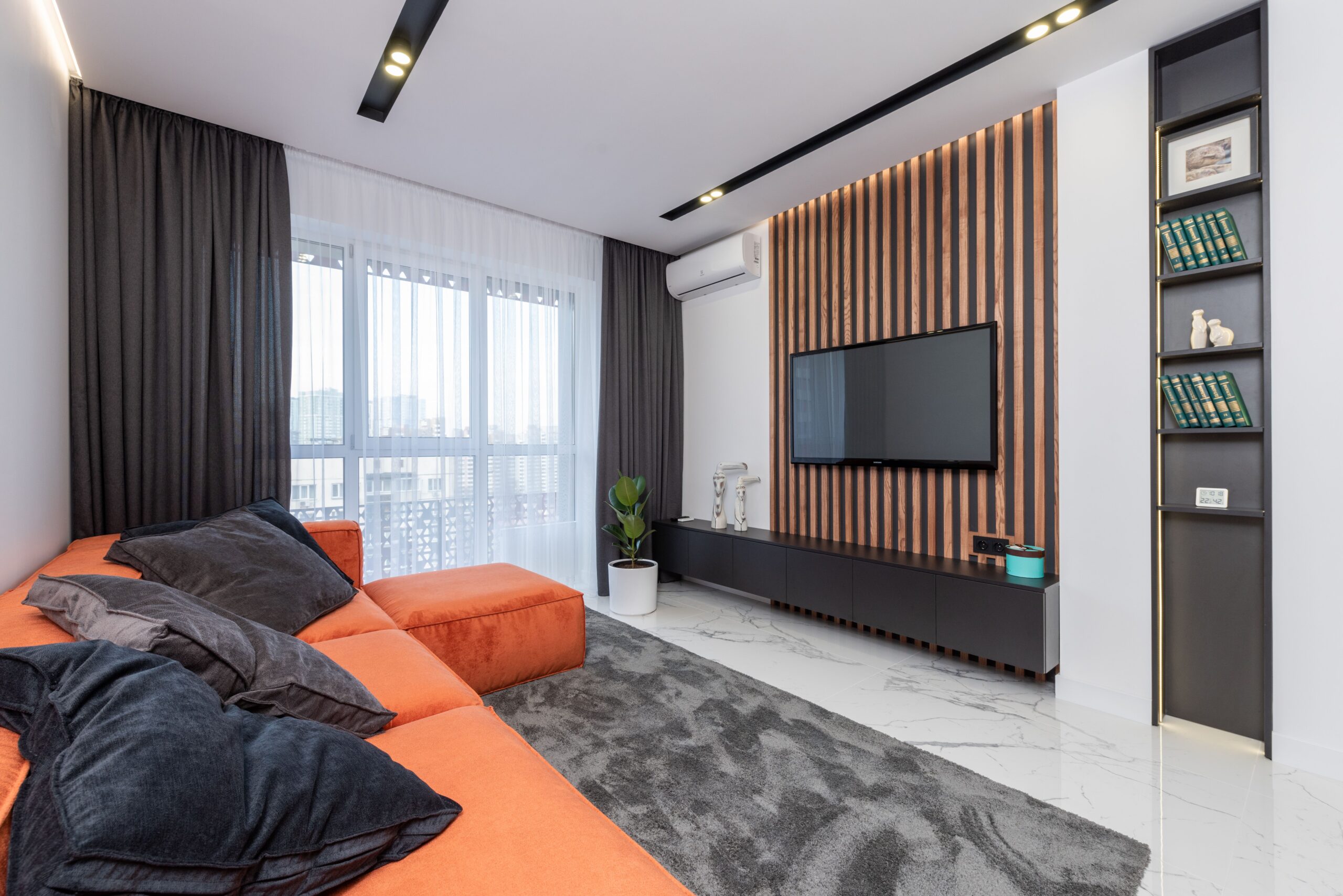 Tấm ốp PVC lam sóng cho Phòng Khách - MA02