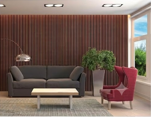 Tấm ốp PVC lam sóng cho Phòng Khách - MA03